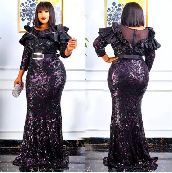 2023 Spring New Arrival Fashion Style African Women Polyester Sequined Long Maxi Dress Dashiki African Dresses for Women 3XL - Image 11