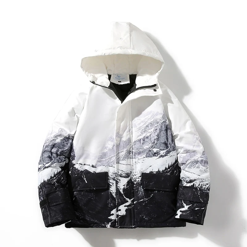 2023 Streetwear Hooded Warm parka Men Winter Jackets And coats Windproof Outwear LBZ140 - Image 4