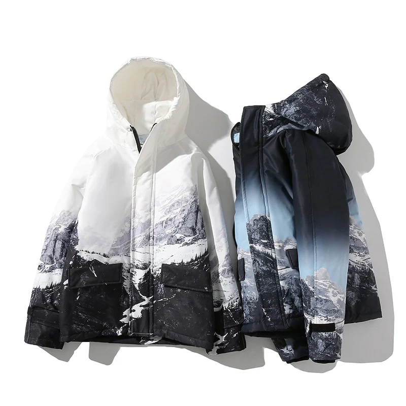 2023 Streetwear Hooded Warm parka Men Winter Jackets And coats Windproof Outwear LBZ140 - Image 7