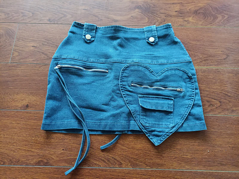 2023 Sexy Summer Clothes Skirts for Women Stylish Ladies Denim Mini Skirt - Image 6