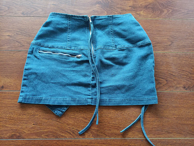 2023 Sexy Summer Clothes Skirts for Women Stylish Ladies Denim Mini Skirt - Image 7