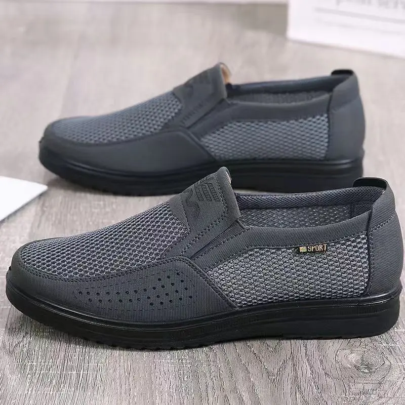 2023 Summer Hot sale Sneakers Men Fashion Casual Walking Shoes  Breathable Mens Loafers Zapatillas Hombre men casual shoes - Image 4