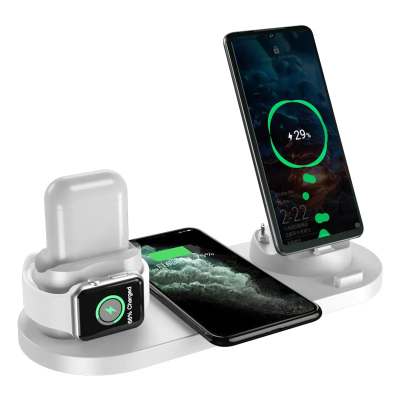 2023 Wireless Charger for iPhone 14/13/12 Fast Charger for iphone Fast Charging Pad Huawei Charging Dock Station 6 in 1 - Image 4