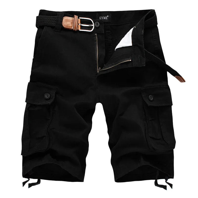 2024 Summer Men Shorts Fashion Plaid Beach Shorts Mens Casual Shorts Military Short Pants Male Bermuda Cargo Overalls No belt - Image 9