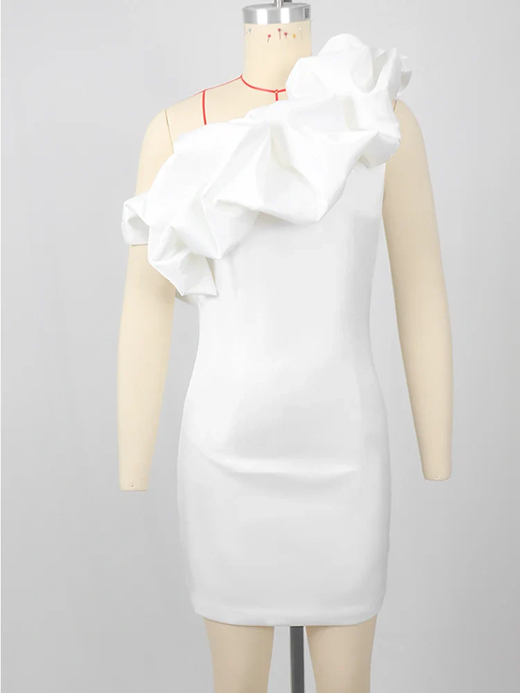 2024HotSellingPromWomen'sSlimFitSexyAngledCollarSleevelessBacklessFungusTubeTopHipDressElegantSolidColorPartyBanquetEveningDress - Image 3
