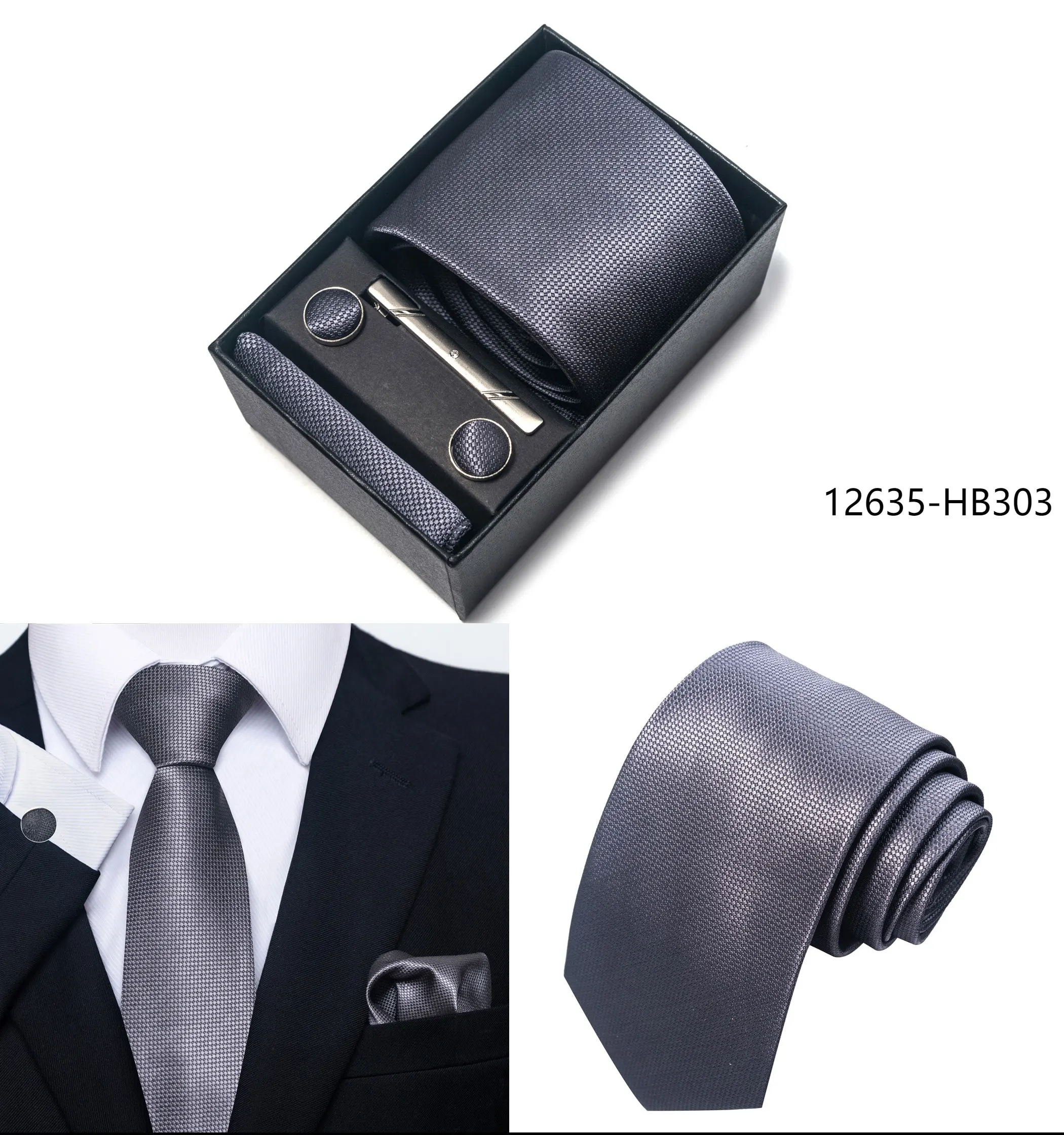 2025 New Design Fashion Brown Paisley Tie Handkerchief Cufflink Set For Men Necktie Clothing Accessories Birthday Present - Image 22