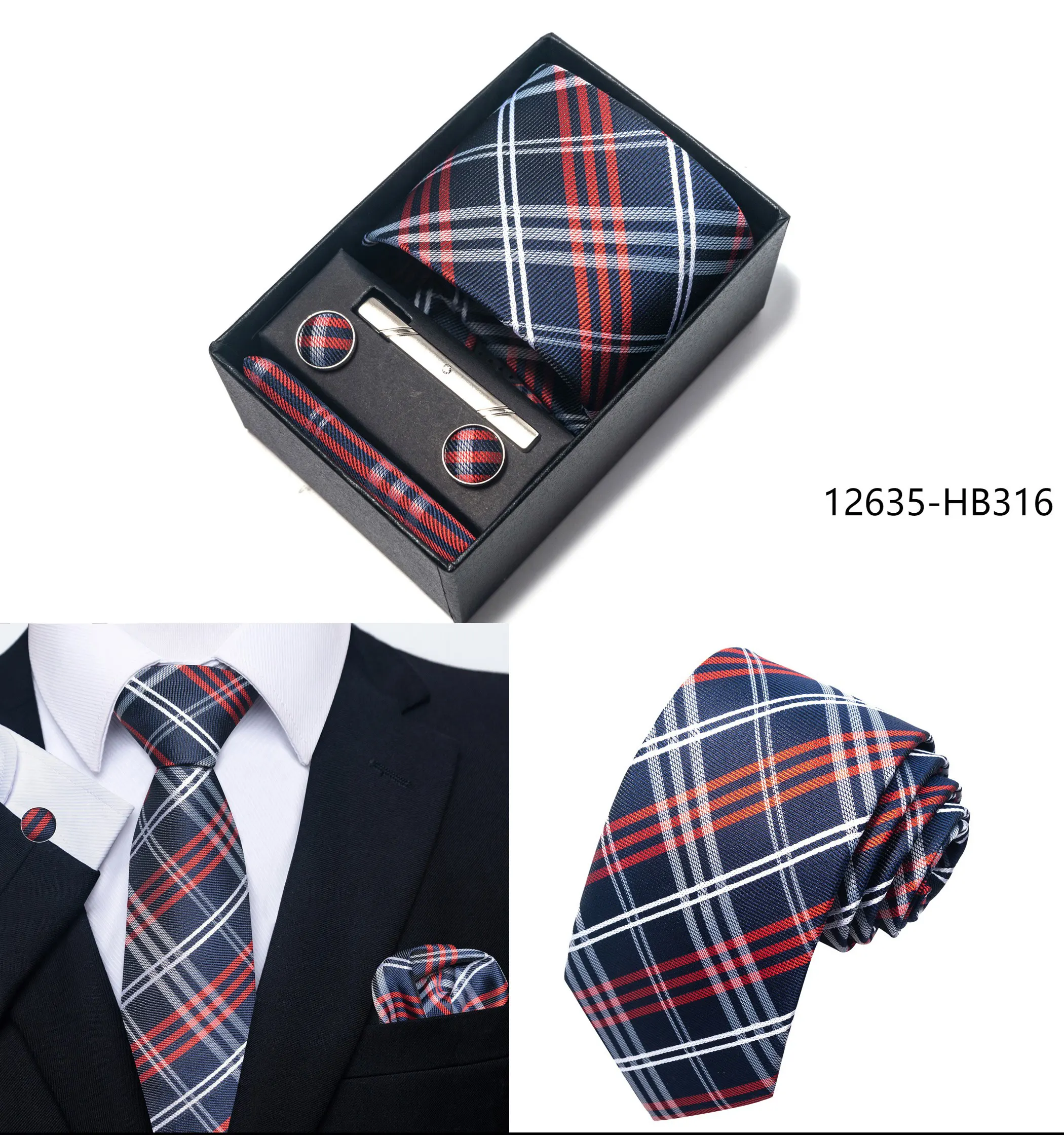 2025 New Design Fashion Brown Paisley Tie Handkerchief Cufflink Set For Men Necktie Clothing Accessories Birthday Present - Image 35