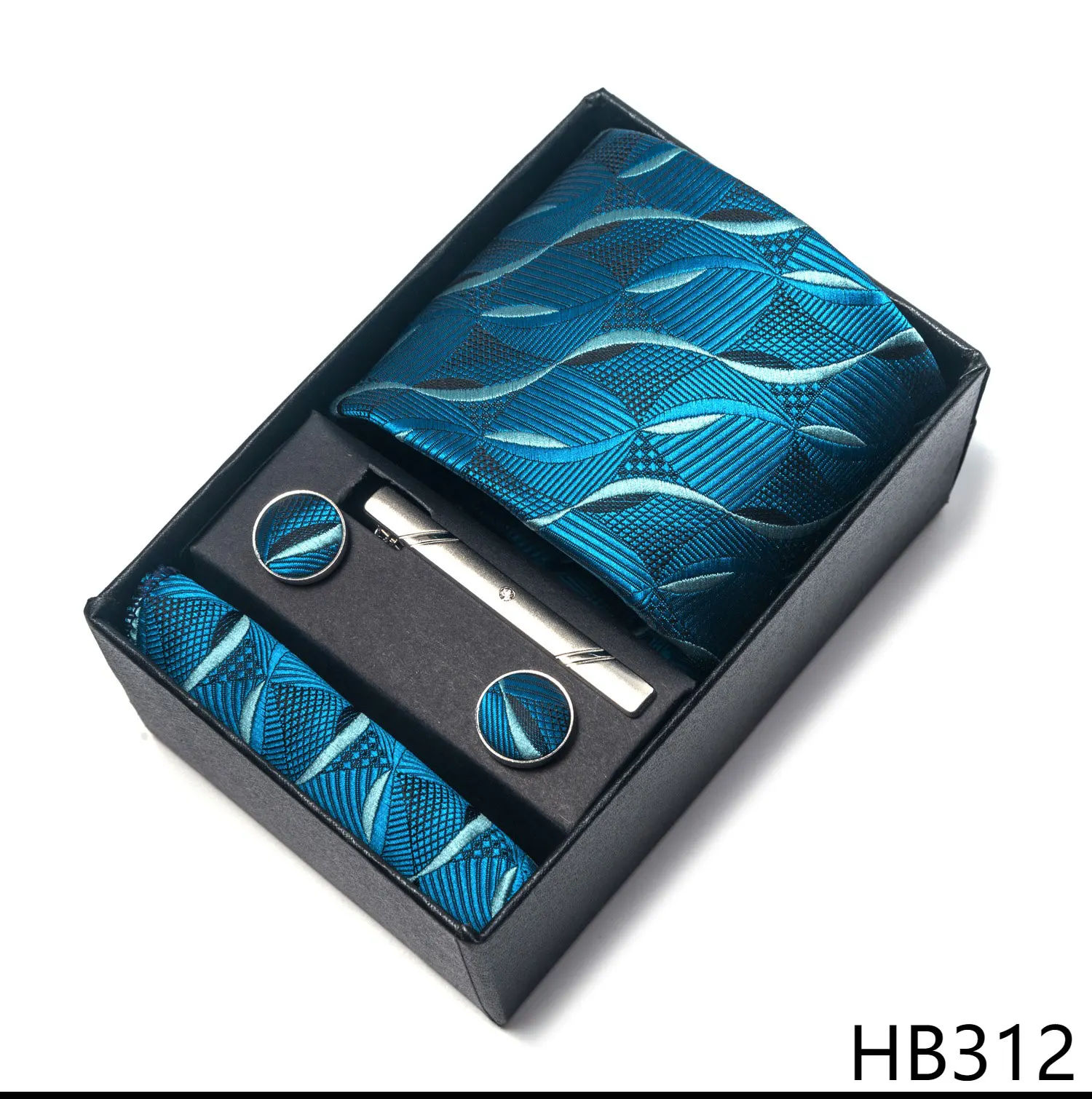 2025 New Design Fashion Brown Paisley Tie Handkerchief Cufflink Set For Men Necktie Clothing Accessories Birthday Present - Image 42