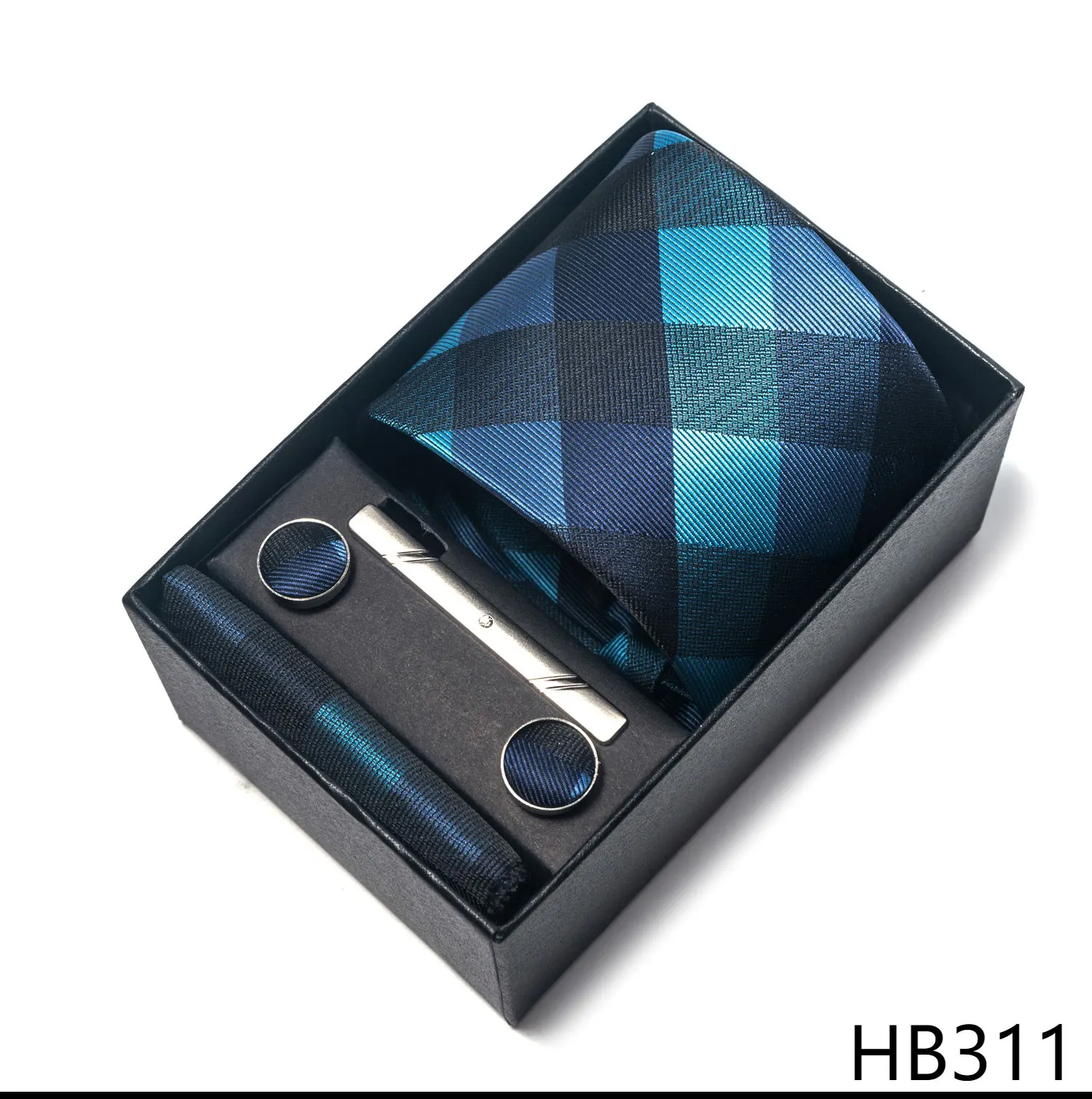 2025 New Design Fashion Brown Paisley Tie Handkerchief Cufflink Set For Men Necktie Clothing Accessories Birthday Present - Image 43