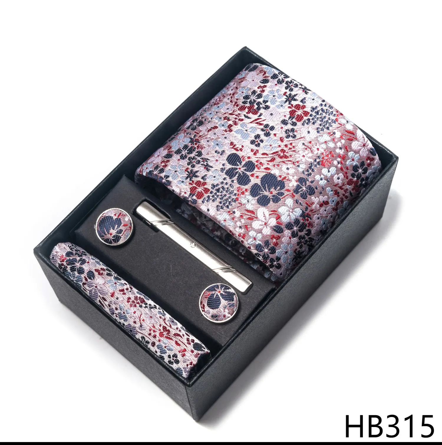 2025 New Design Fashion Brown Paisley Tie Handkerchief Cufflink Set For Men Necktie Clothing Accessories Birthday Present - Image 49