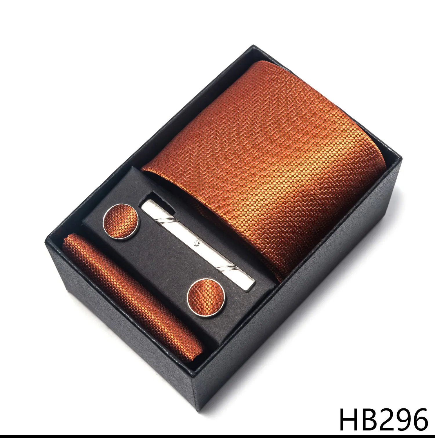 2025 New Design Fashion Brown Paisley Tie Handkerchief Cufflink Set For Men Necktie Clothing Accessories Birthday Present - Image 52