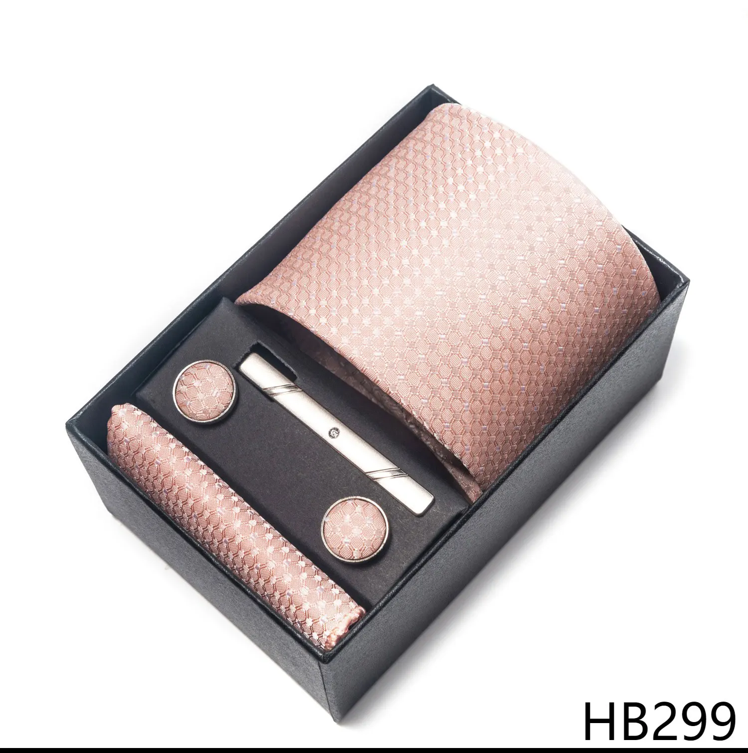 2025 New Design Fashion Brown Paisley Tie Handkerchief Cufflink Set For Men Necktie Clothing Accessories Birthday Present - Image 56