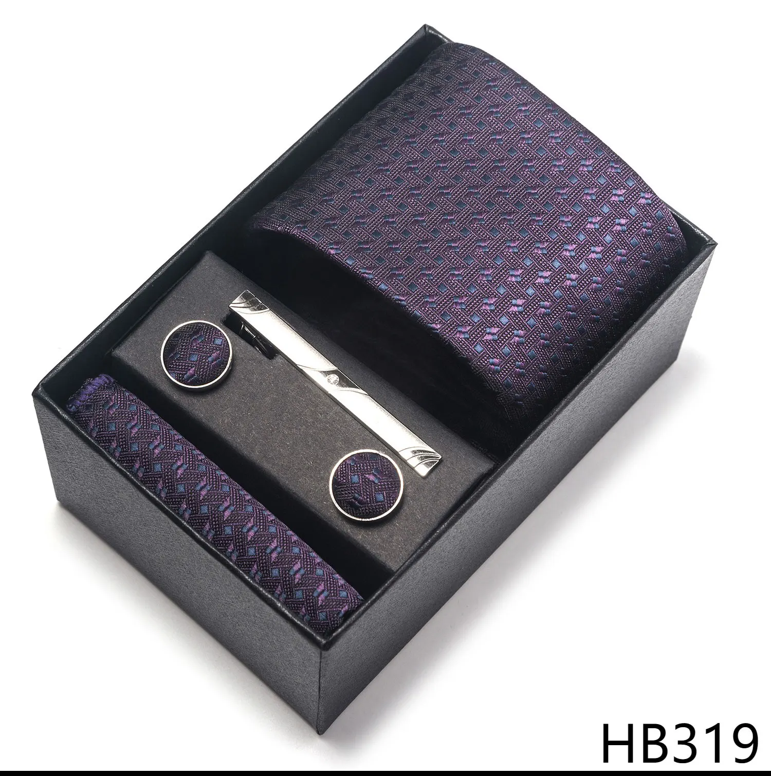 2025 New Design Fashion Brown Paisley Tie Handkerchief Cufflink Set For Men Necktie Clothing Accessories Birthday Present - Image 66