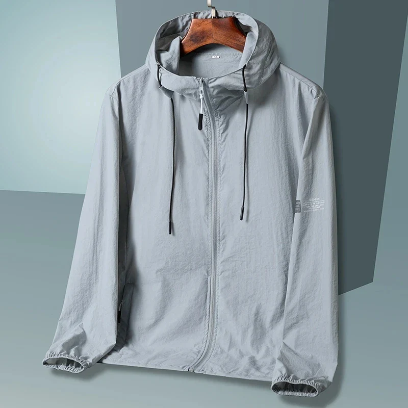 2025 Summer Hooded Jacket Men Women Sun Protection Clothing Fishing Hunting Clothes Quick Dry Skin Windbreaker - Image 9