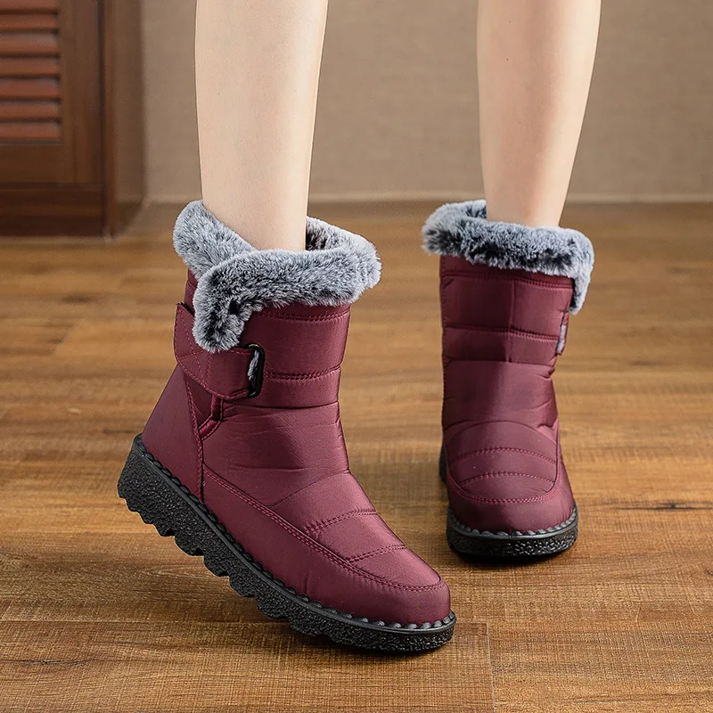 2025 Winter New Arrival Snow Boots for Women New Ladies Shoes Platform Shoes Woman Flat Keep Warm Boots Ladies Casual Shoes - Image 3