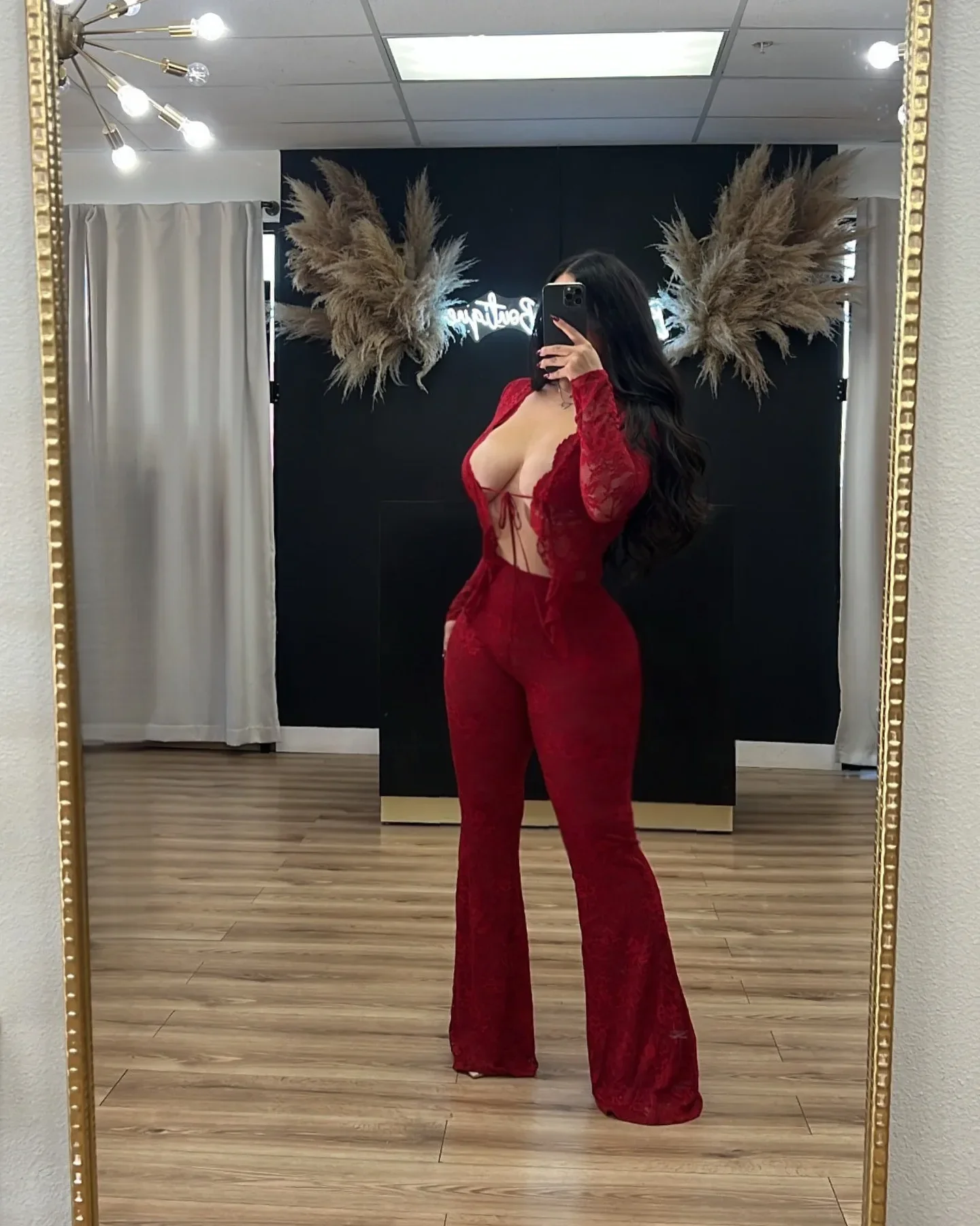 2025 Women's Set Long Sleeve Lace See Through Shirt + Long Pants Street Evening Sexy Two 2Piece Sets Outfits Tracksuit - Image 12