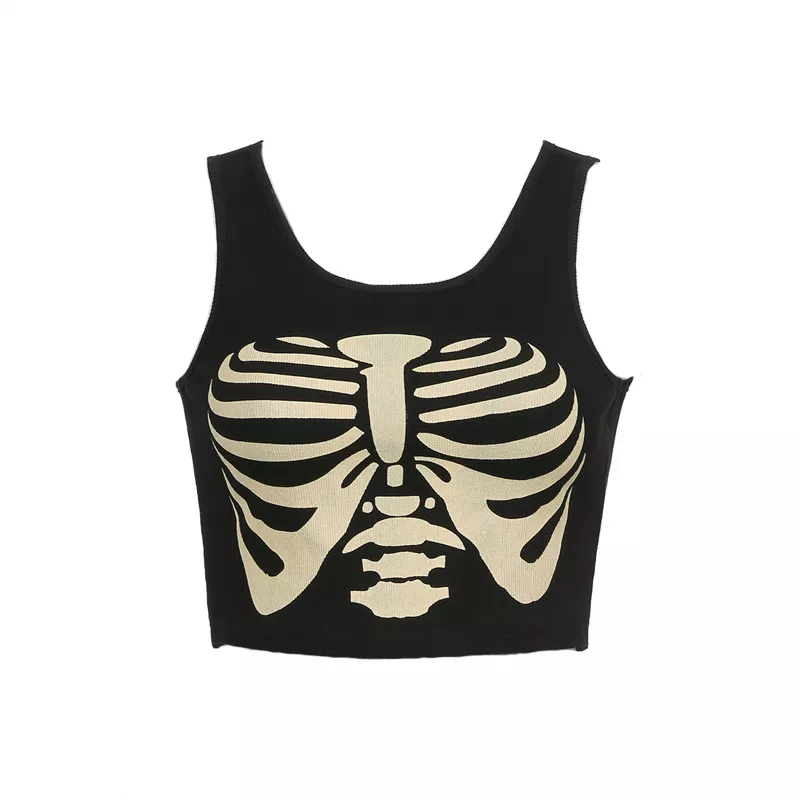 21 Style Sexy Vintage Strappy Y2K Halter Crop Top Women Summer 90s Backless Cami Tops Tees Ladies Fashion Fitness Camisole Party - Image 3