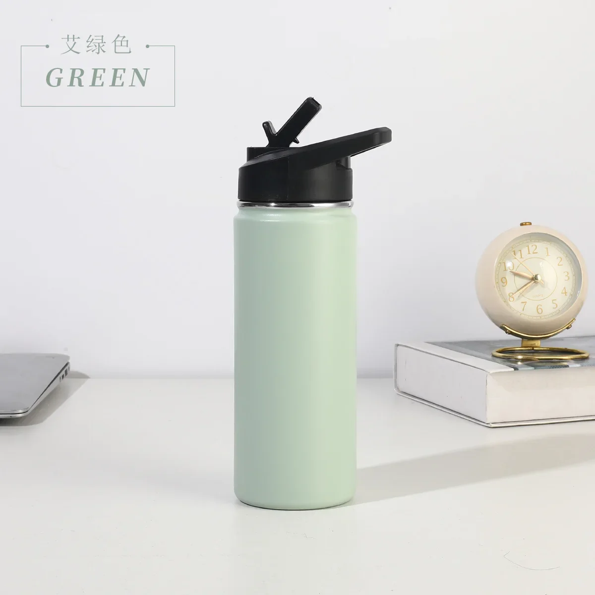 22oz Double Layered 304 Stainless Steel Vacuum Insulated Thermos Sports Water Cup Portable Outdoor Cycling Kettle - Image 10