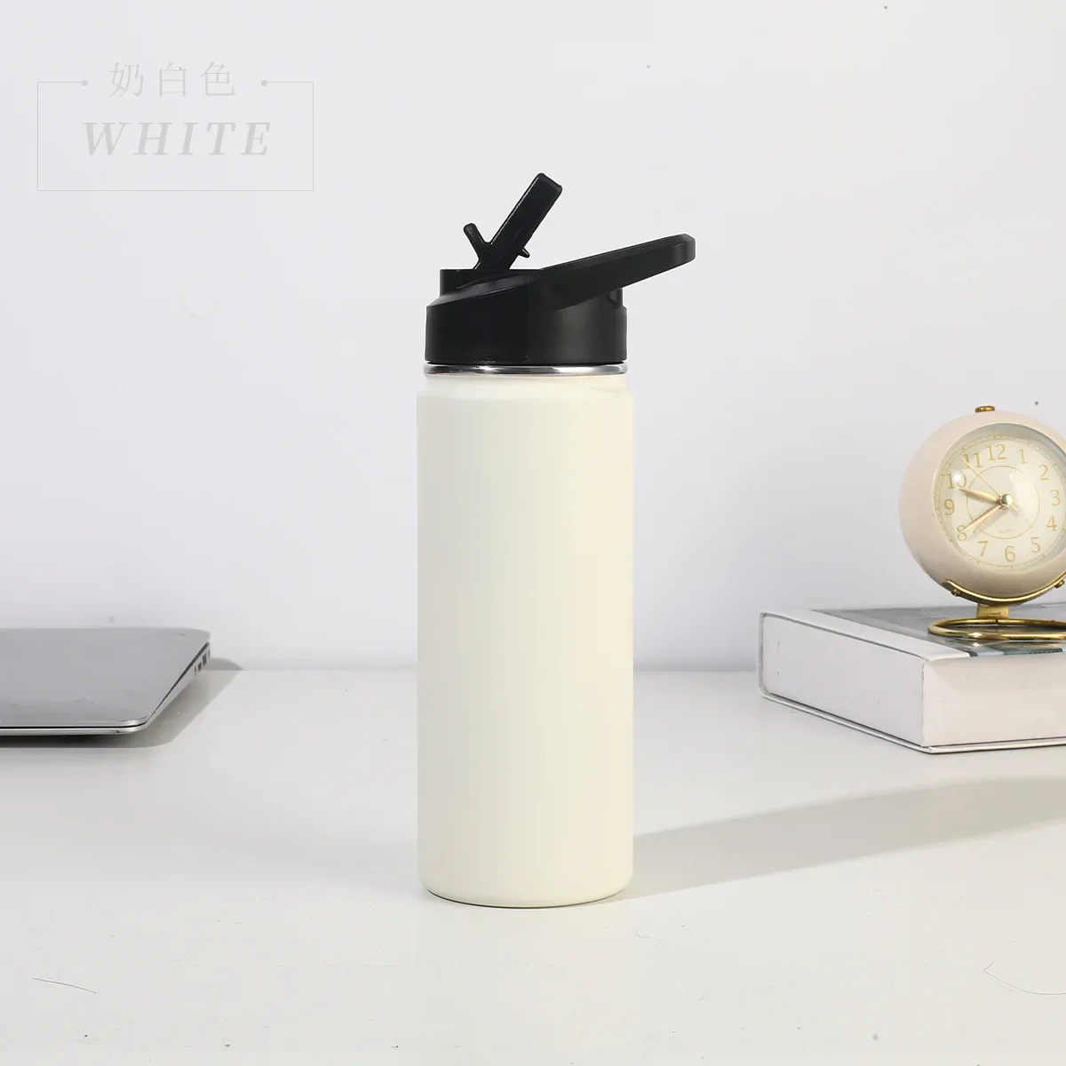 22oz Double Layered 304 Stainless Steel Vacuum Insulated Thermos Sports Water Cup Portable Outdoor Cycling Kettle - Image 11