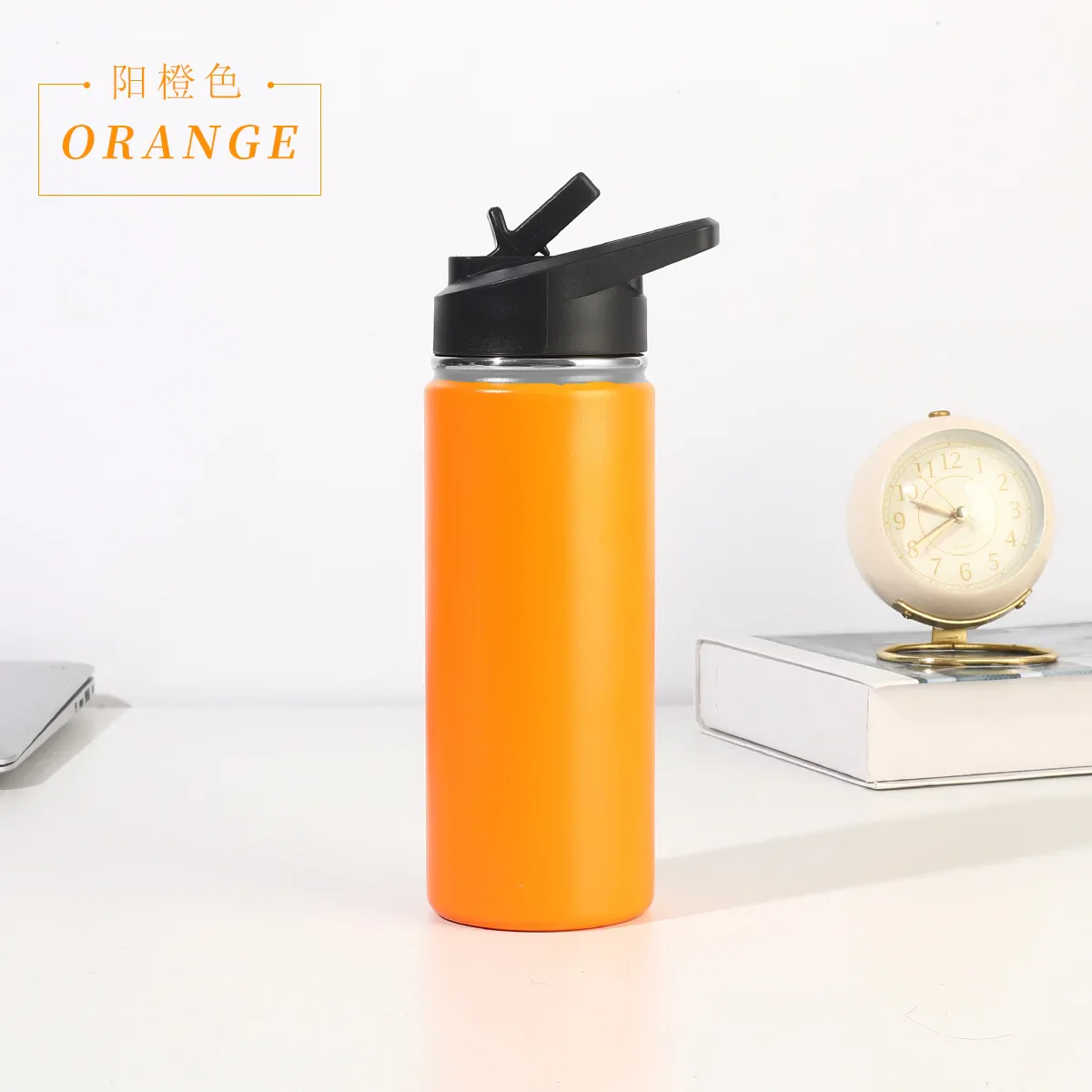22oz Double Layered 304 Stainless Steel Vacuum Insulated Thermos Sports Water Cup Portable Outdoor Cycling Kettle - Image 13