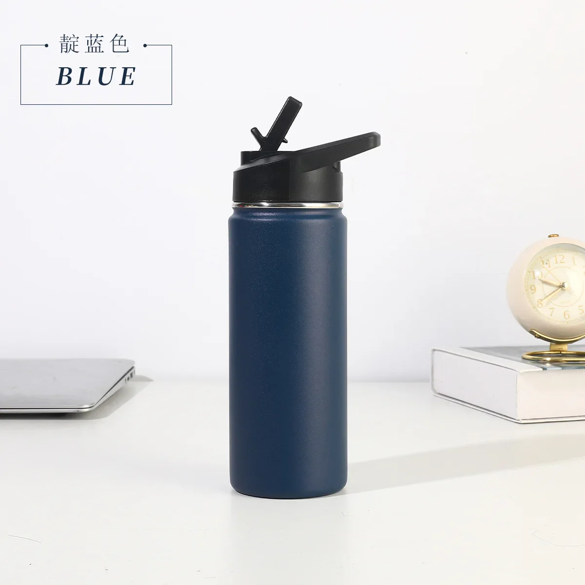 22oz Double Layered 304 Stainless Steel Vacuum Insulated Thermos Sports Water Cup Portable Outdoor Cycling Kettle - Image 6