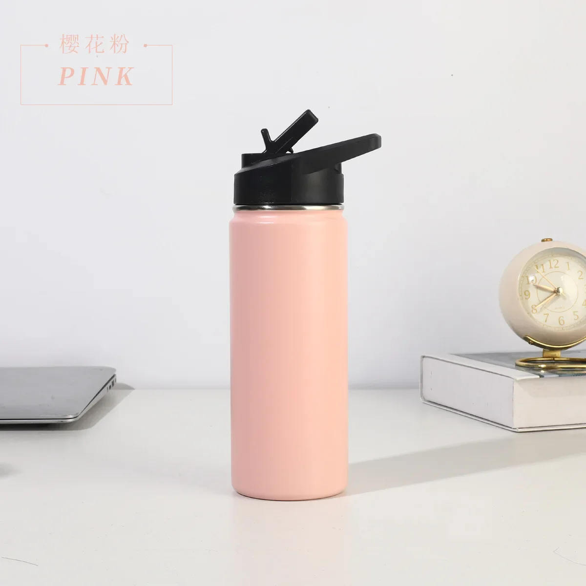 22oz Double Layered 304 Stainless Steel Vacuum Insulated Thermos Sports Water Cup Portable Outdoor Cycling Kettle - Image 8