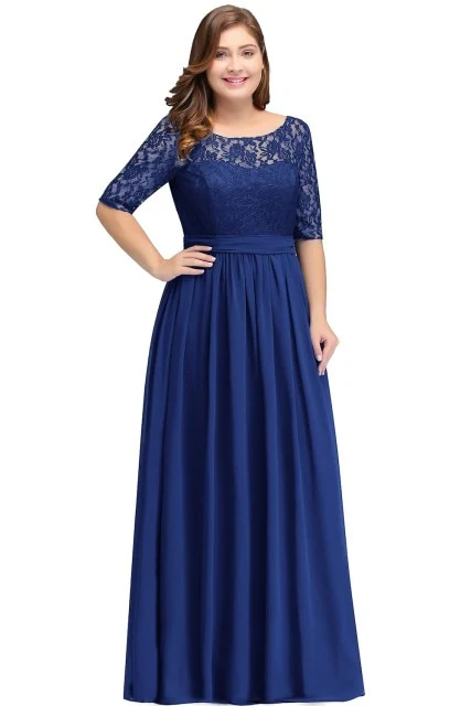 24Hours Ship New Arrivals Long  Evening Dresses Chiffon Mother of the Bride Dresses with Formal Party Dress Robe De Soiree - Image 2