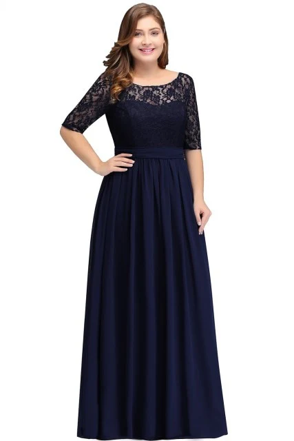 24Hours Ship New Arrivals Long  Evening Dresses Chiffon Mother of the Bride Dresses with Formal Party Dress Robe De Soiree - Image 3