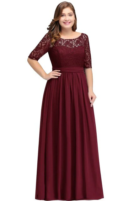 24Hours Ship New Arrivals Long  Evening Dresses Chiffon Mother of the Bride Dresses with Formal Party Dress Robe De Soiree - Image 4