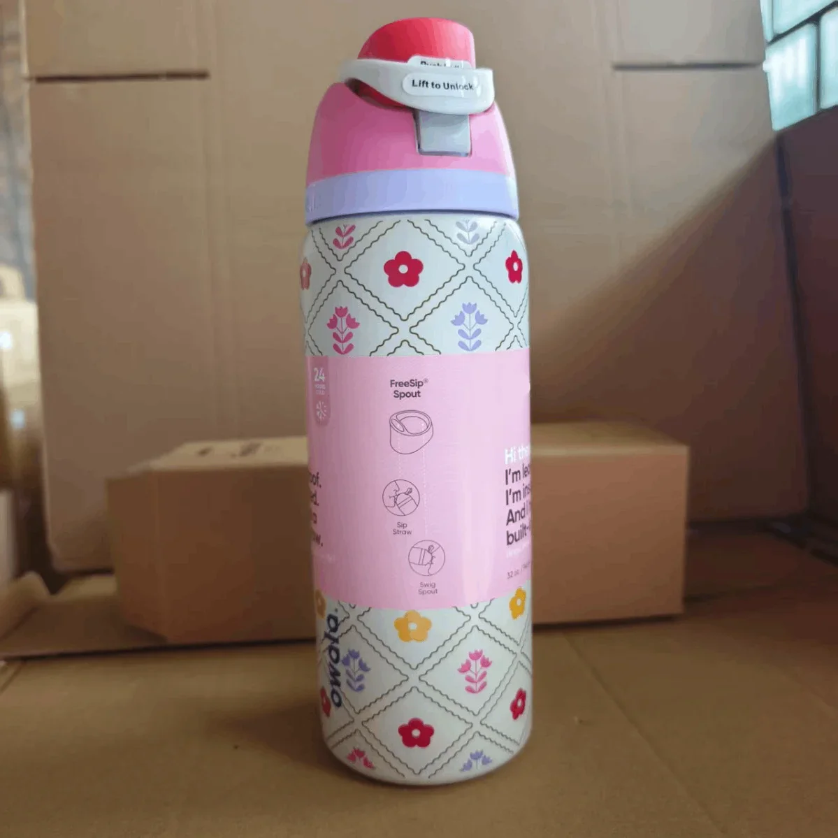 24oz Stainless Steel Insulated Cup with Straw Vacuum Thermos Mug for Coffee Iced Drinks Hot/Cold Double Wall Tumbler - Image 14