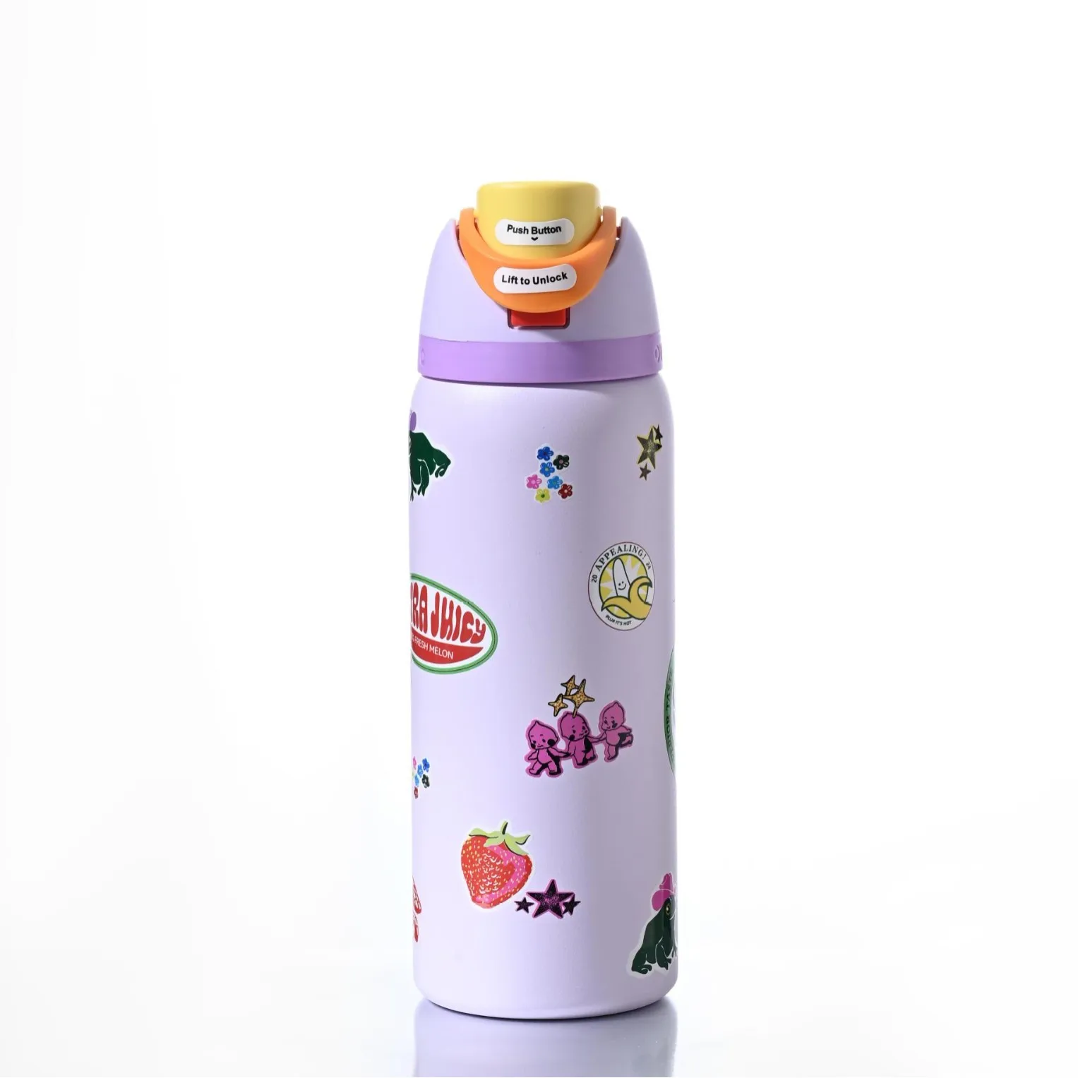 24oz Stainless Steel Insulated Cup with Straw Vacuum Thermos Mug for Coffee Iced Drinks Hot/Cold Double Wall Tumbler - Image 19