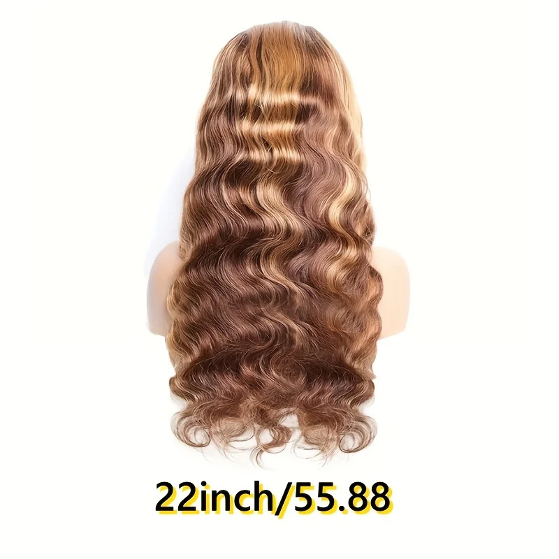 250% Density Ultra-Lush Honey Blonde Body Wave Wig - 13x6x1 T-Part Remy Human Hair with Pre-Plucked Natural Hairline & Baby Hair - Image 11