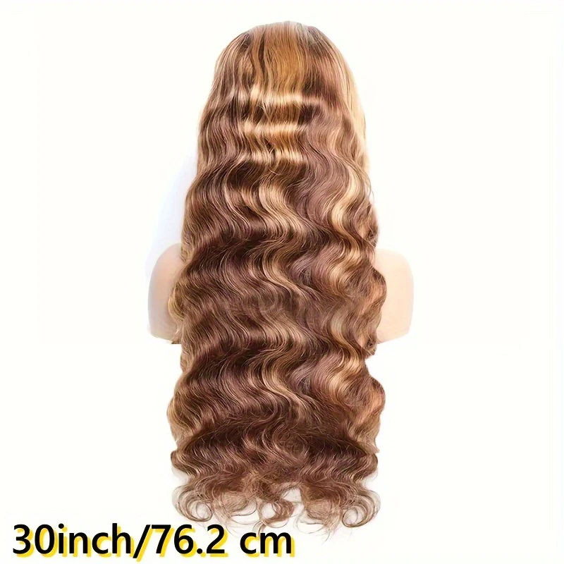 250% Density Ultra-Lush Honey Blonde Body Wave Wig - 13x6x1 T-Part Remy Human Hair with Pre-Plucked Natural Hairline & Baby Hair - Image 14