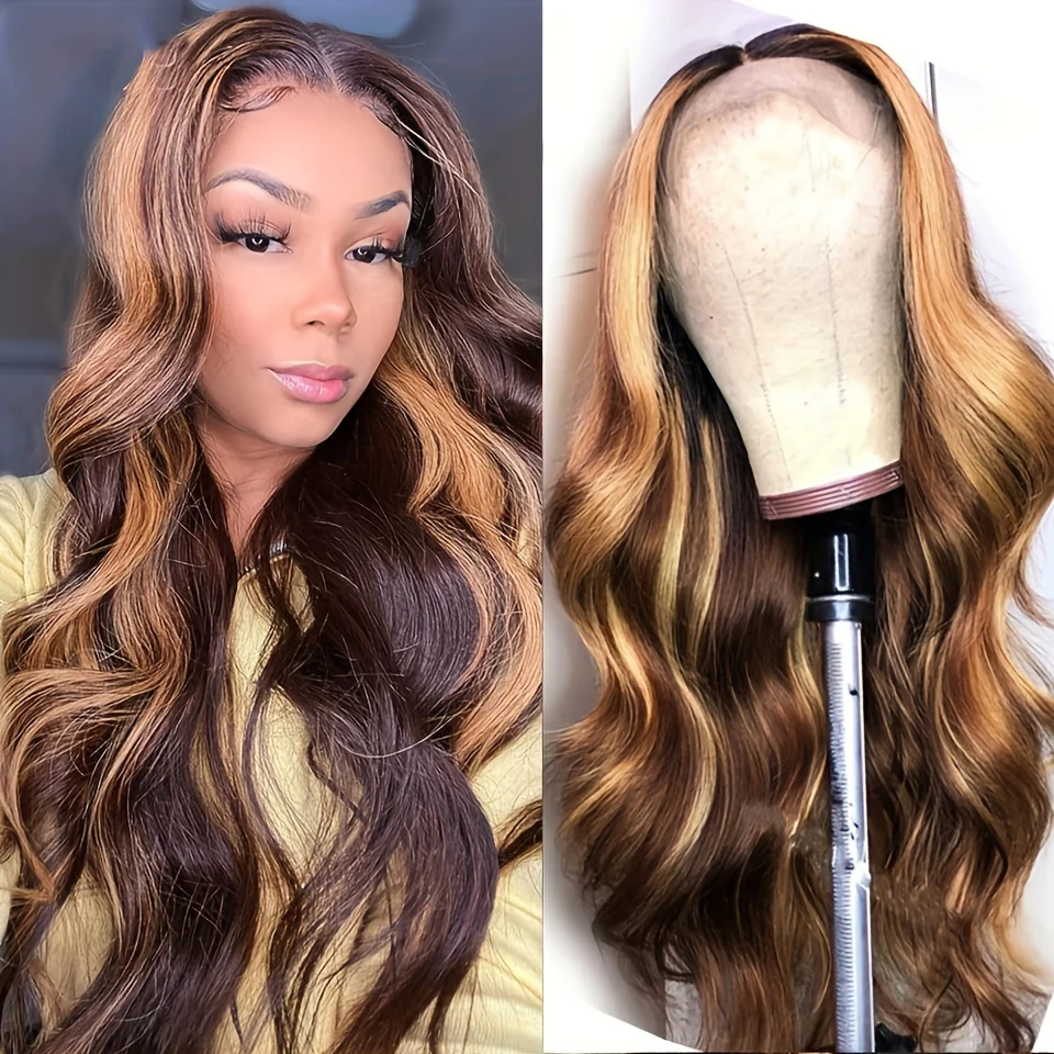 250% Density Ultra-Lush Honey Blonde Body Wave Wig - 13x6x1 T-Part Remy Human Hair with Pre-Plucked Natural Hairline & Baby Hair - Image 6
