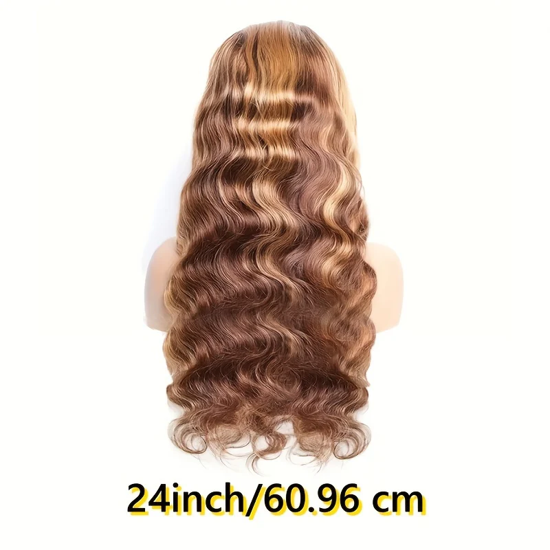 250% Density Ultra-Lush Honey Blonde Body Wave Wig - 13x6x1 T-Part Remy Human Hair with Pre-Plucked Natural Hairline & Baby Hair - Image 19