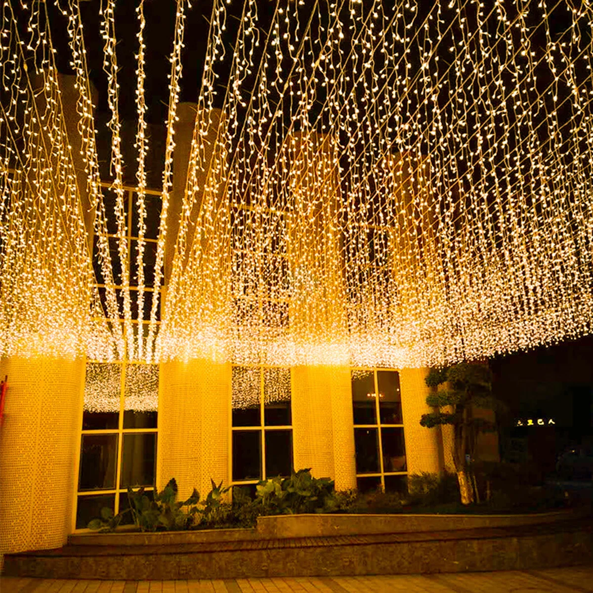 25M Icicle String Lights LED Fairy Lights Christmas Garland With Remote Control For New Year Party Wedding Garden Terrace Decor - Image 6