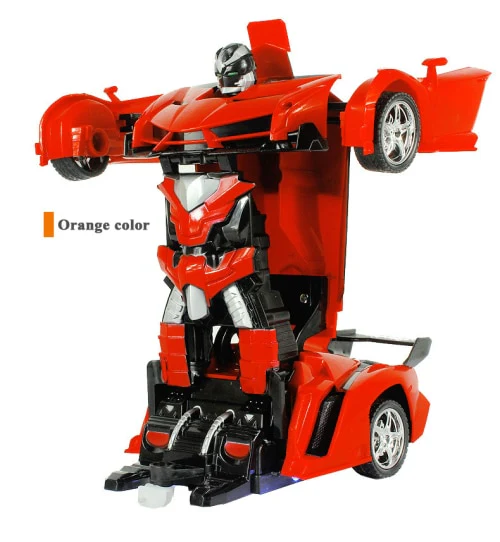 2In1 RC Car Sports Car Transformation Robots Models Remote Control Deformation Car RC fighting toy KidsChildren's Birthday GiFT - Image 2