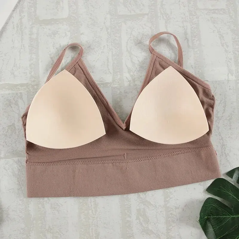 2Pcs Bra Set Underwear Set Women Panties Sexy G-String Seamless Bralette Female Lingerie Soft Tank Crop Top - Image 2