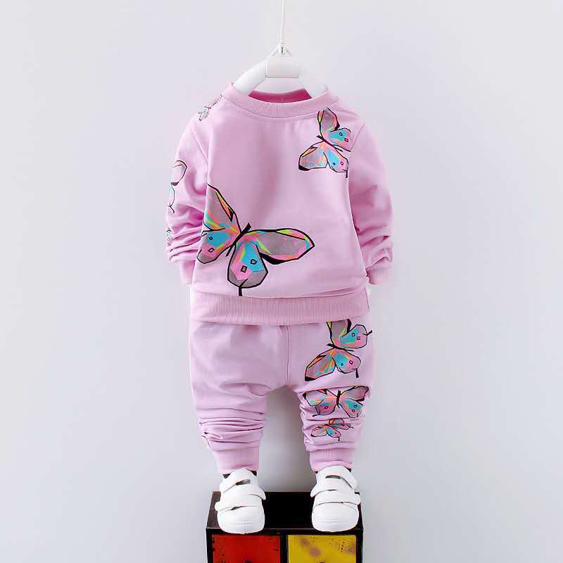 2PCS Girls Outfits Baby Girl Clothes for Kids Clothing Toddler Children's Jogging Cartoon Casual Sports Suit Children Kids Suits - Image 7
