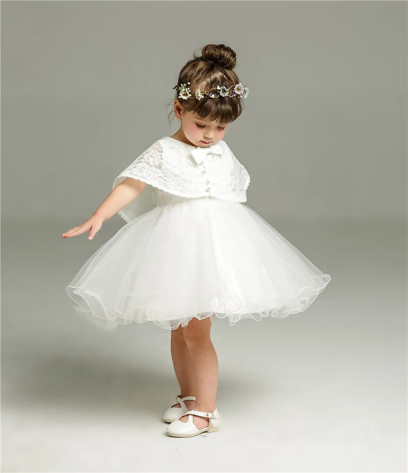 2pcs /Set Baby Girl Dress 3-24 Months Infant Formal Dresses For Birthday&Wedding Occasion Christening Gowns Baptism Clothes TS46 - Image 2