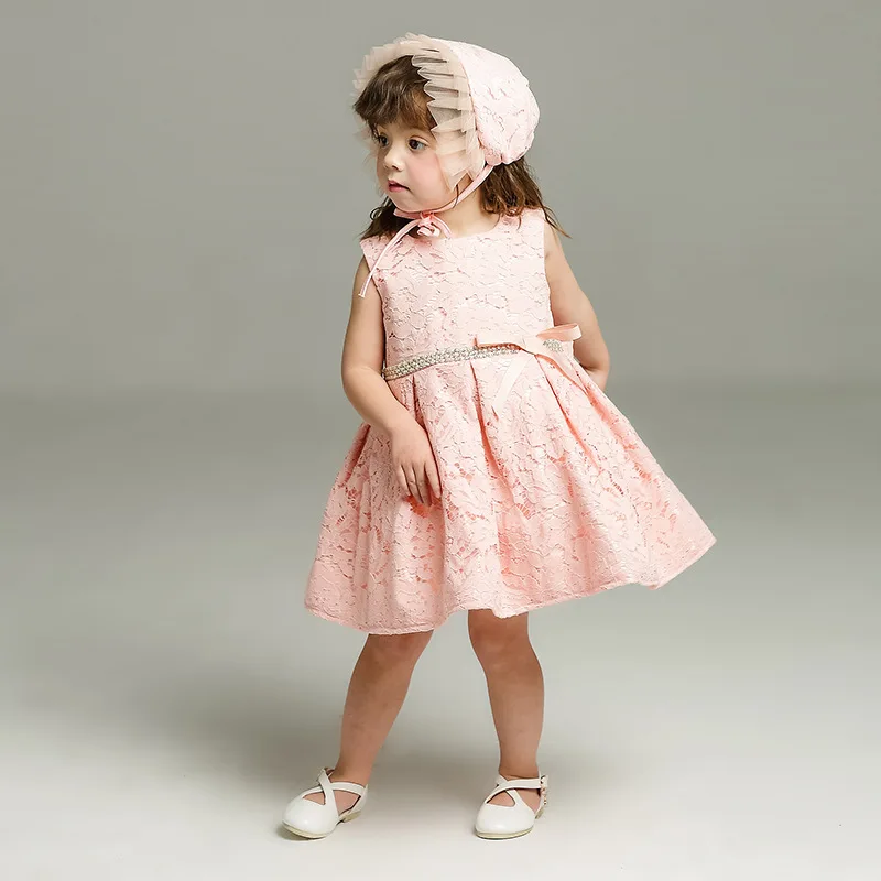 2pcs /Set Baby Girl Dress 3-24 Months Infant Formal Dresses For Birthday&Wedding Occasion Christening Gowns Baptism Clothes TS46 - Image 5