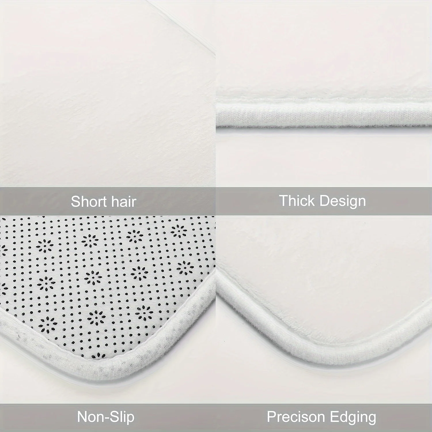 2pcs/set Chic & Comfy Kitchen Mats - Easy-Clean, Anti-Fatigue Design, Durable Entryway Rugs – Ideal for Home Spring Decor, Laundry & Shower Spaces - Image 9