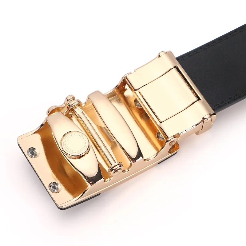 3.5cm Men Belt Fashion Pu Alloy Automatic Buckle Belt Business Affairs Casual Decoration Men's Belts Mens Belts Luxury - Image 3