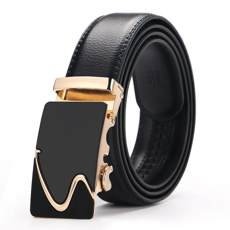 3.5cm Men Belt Fashion Pu Alloy Automatic Buckle Belt Business Affairs Casual Decoration Men's Belts Mens Belts Luxury - Image 6
