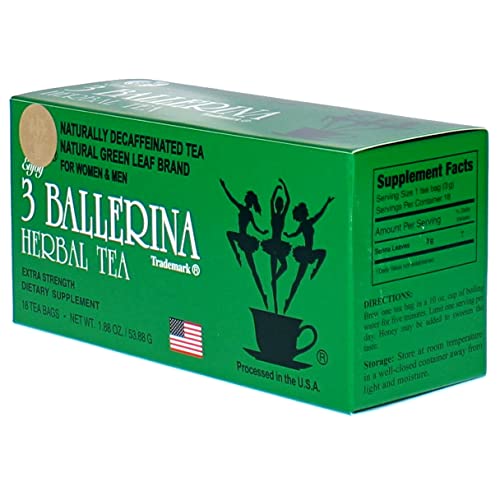3 Ballerina Tea Drink Extra Strength, 36 Count (Pack of 2) - Image 5