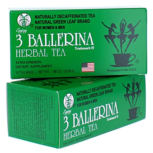 3 Ballerina Tea Drink Extra Strength, 36 Count (Pack of 2) - Image 8