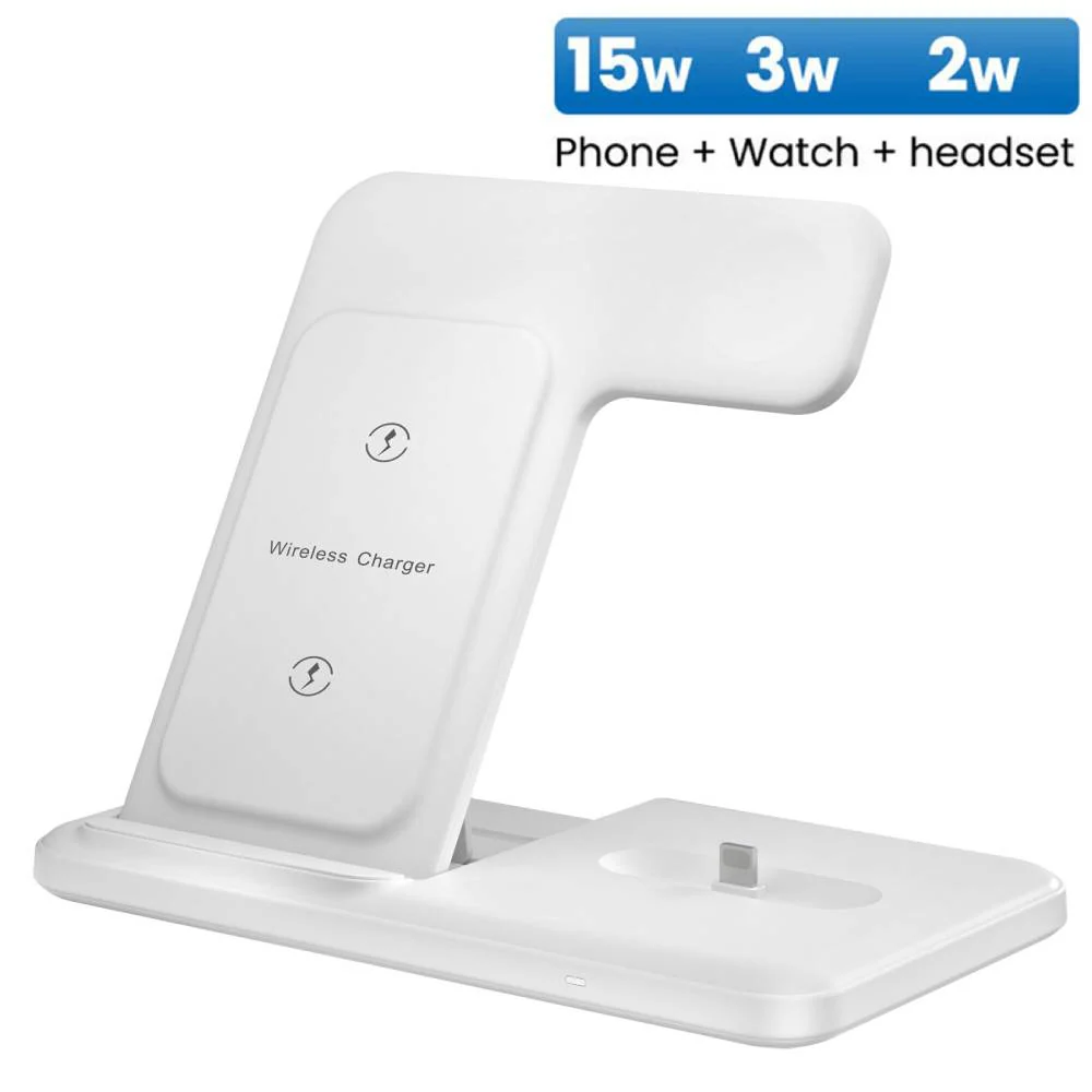 3 In 1 Wireless Charger For iPhone 14 13 12 Pro Max Mini 11 XS XR X 8 20W Fast Charging Stand For AirPods Pro Apple Watch 8 7 6 - Image 3