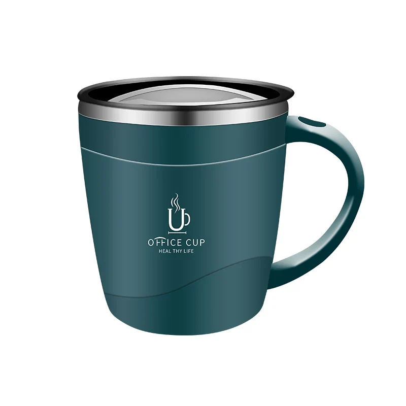 304 Stainless Steel Coffee Cup Mug With Lid Insulated Coffee Mug Double Wall Coffee Tumbler With Handle Heat-resistant Drinkware - Image 10