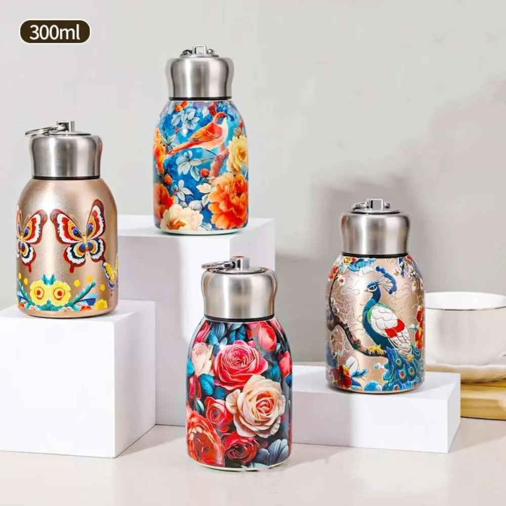 304 Stainless Steel Insulated Cup 300ml Coffee Mug Double Wall Leak-Proof Pocket Cup Travel Office Vacuum Flasks & Thermoses - Image 2