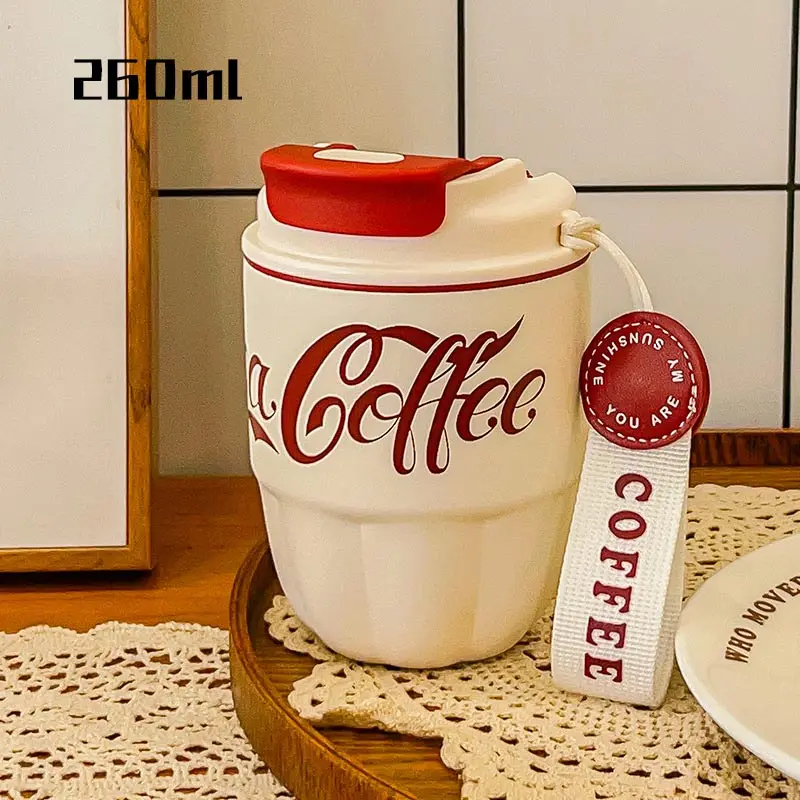 304 Stainless Steel Insulated Cup Women Men Water Bottles Coffee Cup Gift Portable Dual Drink Office Cup Coca-cola fashion 2024 - Image 15